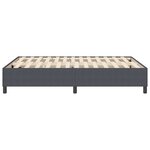 vidaXL Cadre de lit plateforme Gris foncé 140 x 200 cm