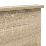 vidaXL Tête de lit Chêne Sonoma 200 cm Bois d'ingénierie