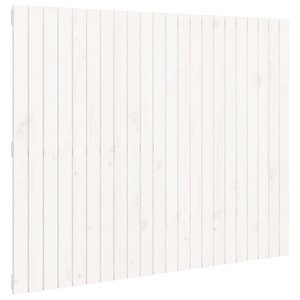 vidaXL Tête de lit murale Blanc 140x3x110 cm Bois massif de pin