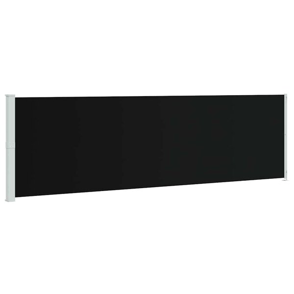 vidaXL Auvent latéral rétractable de patio 180x600 cm Noir