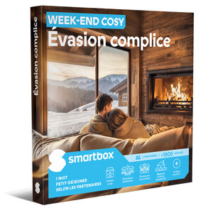 SMARTBOX - Coffret Cadeau Week-end Cosy - Évasion complice - Séjour