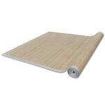 vidaXL Tapis rectangulaires Bambou naturel 4 Pièces 120x180 cm