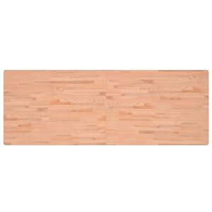 vidaXL Dessus de bureau 150x55x2 5 cm bois massif de hêtre