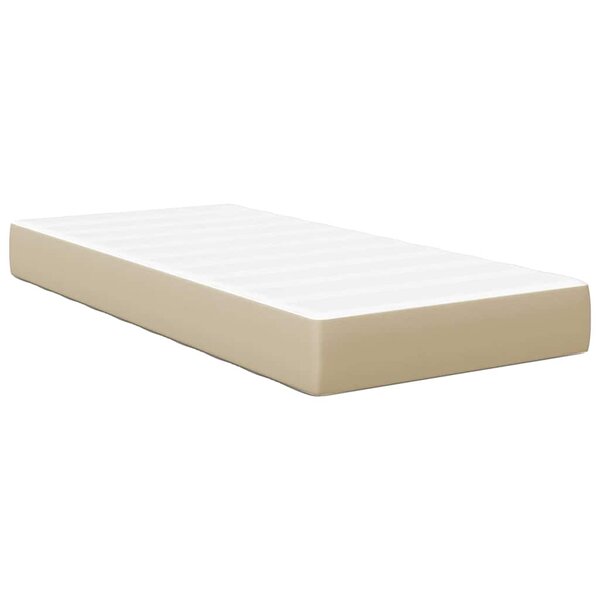 vidaXL Matelas de Lit avec matelas Vert 90 x 190 cm tissu