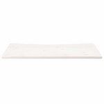 vidaXL Dessus de bureau blanc 100x60x2 5 cm bois massif de pin