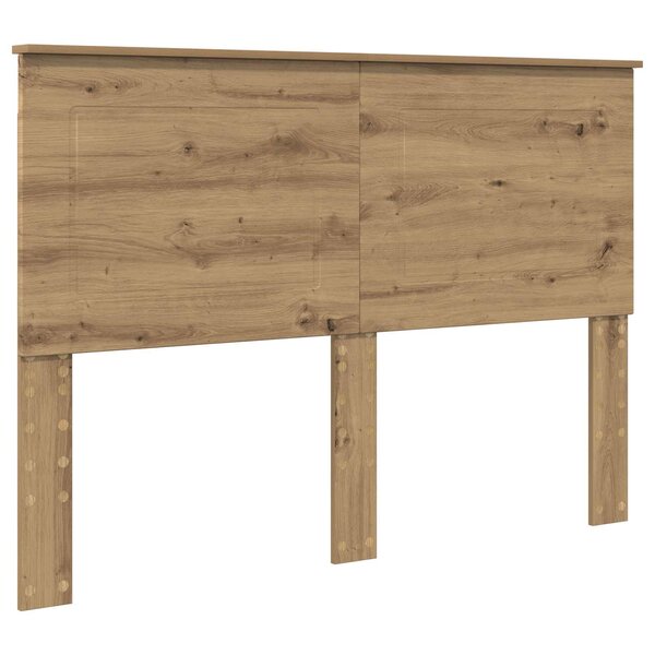 vidaXL Tête de lit Chêne artisanal 140 cm Bois d'ingénierie