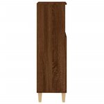 vidaXL Armoire de bain chêne marron 30x30x100 cm bois d'ingénierie