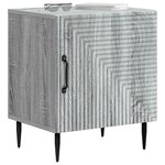 vidaXL Cabinet de chevet 2 Pièces Sonoma gris 43 x 34 5 x 50 cm