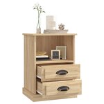 vidaXL Tables de chevet 2 Pièces chêne sonoma 43x36x60 cm
