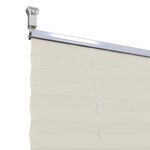 vidaXL Store plissé 70x200 cm Crème
