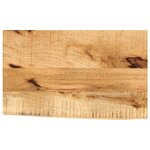vidaXL Dessus de table 40x30x3 8 cm bord vif bois massif manguier brut