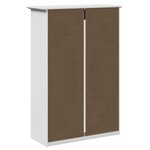 VidaXL Étagère à chaussures BODO blanc 80x35x118 cm