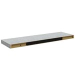 vidaXL Étagère murale flottante Gris béton 80x23 5x3 8 cm MDF