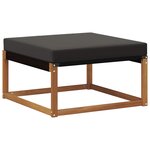vidaXL Pouf d'Extérieur Bois d'Acacia Massif Naturel