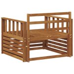 vidaXL 2 Pièce Canapé d’extérieur Naturel