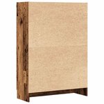 vidaXL Bibliothèque vieux bois 82 5x30 5x115 cm bois d'ingénierie