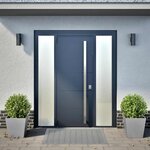 vidaXL Jardinières 2 Pièces 40x40x40 cm acier galvanisé