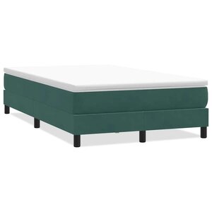 vidaXL Sommier à lattes de lit sans matelas vert foncé 120x210 cm
