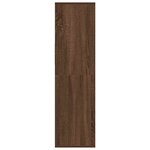 vidaXL Bibliothèque chêne marron 34x31x112 cm bois d'ingénierie