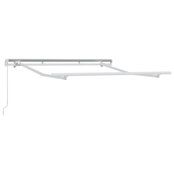 vidaXL Cadre de Store Rétractable à Opération Manuelle 2 5x2 cm Métal