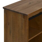 vidaXL Buffet HALDEN avec porte coulissante 80x40x80 cm bois massif