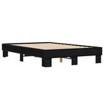 vidaXL Cadre de lit sans matelas noir 120x200 cm