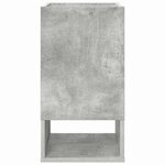 vidaXL Table d'appoint 2 Pièces Gris béton 30 x 30 x 56 cm