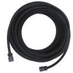 vidaXL Tuyau d'arrosage de jardin noir 0 6" 10 m caoutchouc