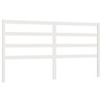 vidaXL Tête de lit Blanc 206x4x100 cm Bois massif de pin