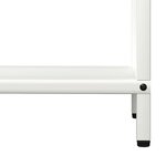 vidaXL Portant de bois chauffage blanc 60x25x90 cm