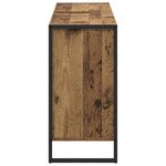 vidaXL Cabinet de salle de bain avec porte Bois Ancien 60 x 30 x 60 cm
