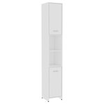 vidaXL Ensemble de meubles de bain 3 Pièces Blanc Bois d'ingénierie