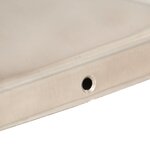 vidaXL Bouchons de poteau de clôture pyramidaux 6 Pièces Inox 91x91 mm