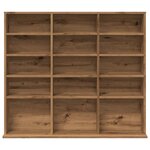 vidaXL Armoire à CD chêne artisanal 100x23x89 5 cm bois d'ingénierie