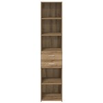 vidaXL Haut Armoire avec tiroir Chêne artisanal 40 x 42 5 x 185 cm