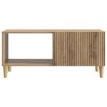 vidaXL Table basse Chêne artisanal 90 x 50 x 40 cm Bois d'ingénierie