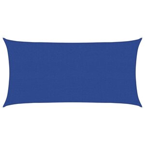 vidaXL Voile d'ombrage 160 g/m² Bleu 2 5x4 5 m PEHD