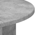 vidaXL Table d'appoint Gris béton 29 6 x 29 6 x 60 cm