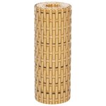 vidaXL Paravents de balcon 10 Pièces marron clair 255x19cm résine tressée