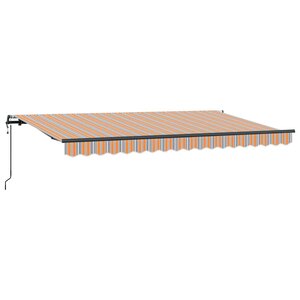 vidaXL Auvent Rétractable Multicolore 400 x 200 cm