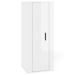 vidaXL Ensemble de meubles TV 8 Pièces Blanc brillant Bois d'ingénierie