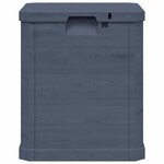vidaXL Boîte de rangement de jardin 90 L Anthracite