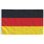 vidaXL Drapeau de l'Allemagne et mât 5 55 m Aluminium