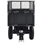 vidaXL Remorque basculante pour tondeuse de pelouse Charge de 150 kg