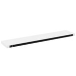 vidaXL Étagère murale flottante Blanc brillant 120x23 5x3 8 cm MDF