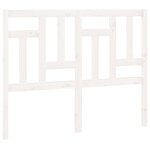 vidaXL Tête de lit Blanc 145 5x4x100 cm Bois massif de pin