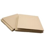 Pack and Move - Lot 130 croisillons de calage déménagement avec carton - 40 x 30 x 30 cm - Pour assiettes et cadres - Carton renforcé