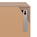 vidaXL Bibliothèque Chêne Sonoma gris 60x27 5x59 5cm Bois d’ingénierie