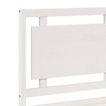 vidaXL Cadre de lit extra long sans matelas 180x220 cm bois massif