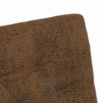 vidaXL Chaises de salle à manger 2 Pièces Marron 58 x 67 x 97 cm